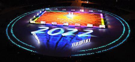  2月25日，2018年平昌冬奥会闭幕式在平昌奥林匹克体育场举行。 图为闭幕式上的“北京8分钟”表演。图片来源：北京冬奥组委官网